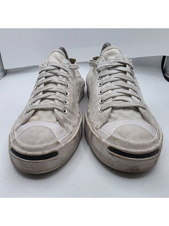 Converse Jack Purcell Mens Size 8.5 White Classic Shoes Low Top Sneaker Casual main image 11